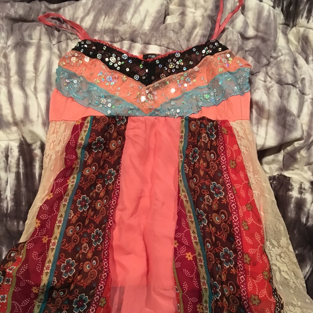 Patchwork tank top